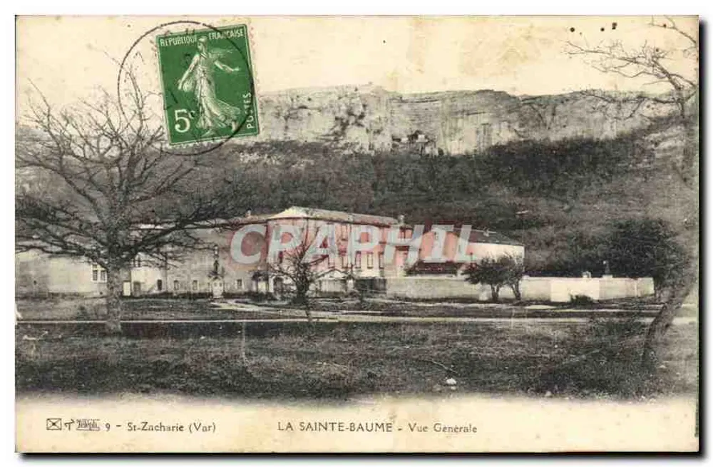 A Santa Bauma — Vista Geral — St-Zacharie (Var) - Frente