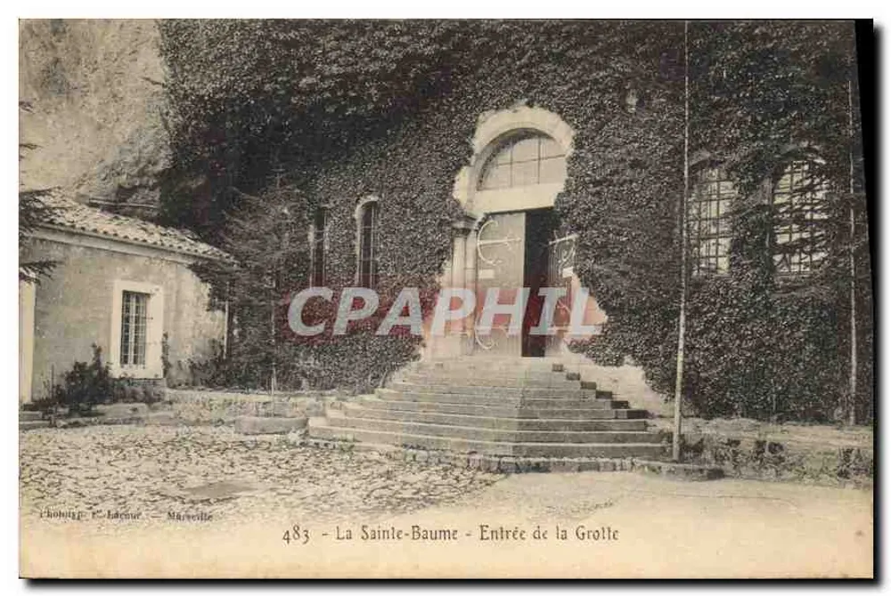 La Sainte-Baume - Entrada da Gruta — Chahoup, R. Lacoue, Marseille, n°483 - Frente