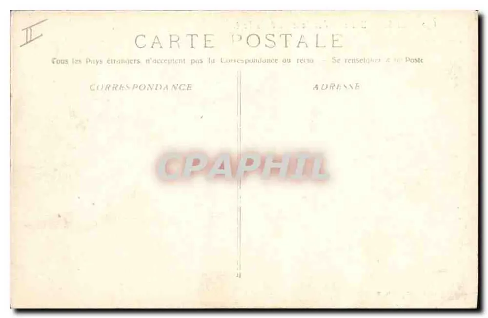 La Sainte-Baume — Vista Geral da Floresta — Editor: A. BONNET, COMPIÈGNE - Verso