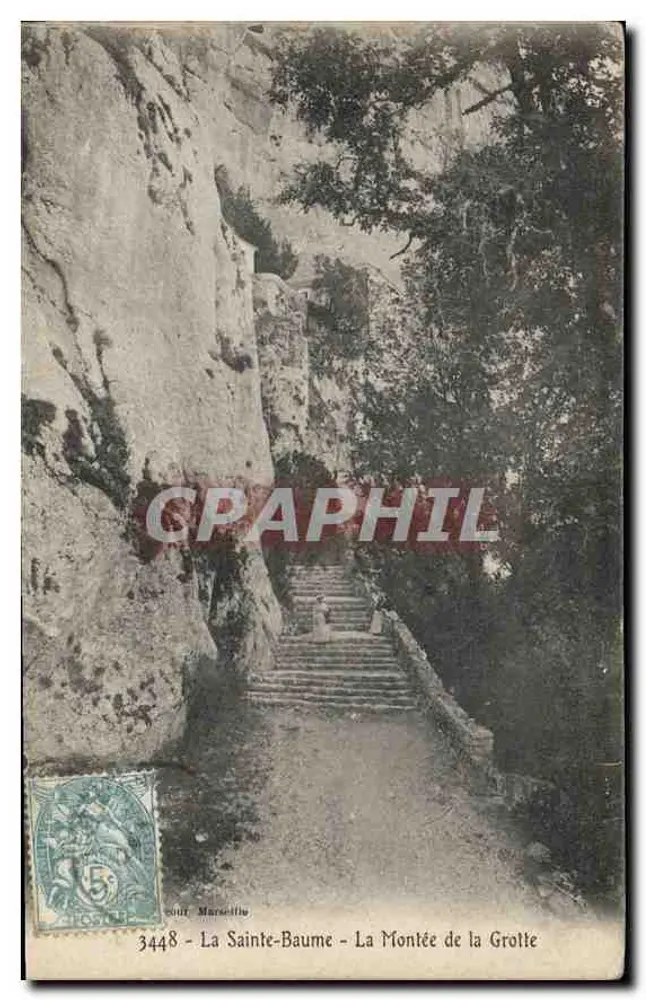 A Santa-Baume - A Subida da Gruta — editada pela série Marseille, n° 3448 - Frente