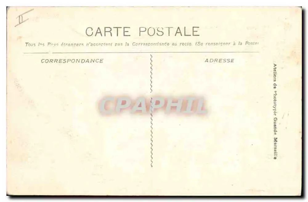 La Sainte-Beaume — Vista Geral — Ateliers de Photographie Guerande, Marseille - Verso