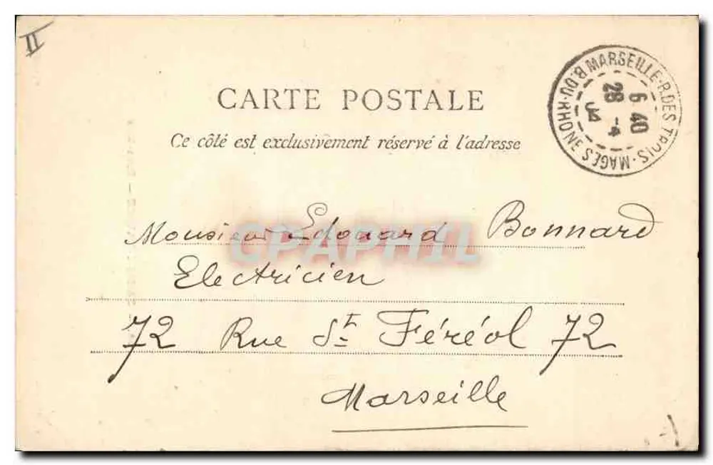 Sainte-Baume — Unterholz — P. Ruat, Verlag Nr. 54 - Rückseite