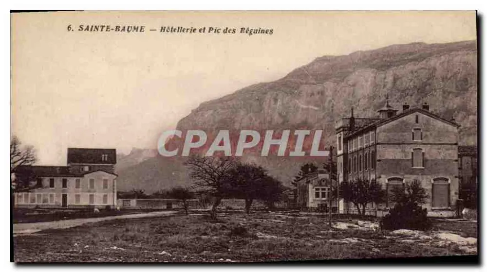 Sainte-Baume — Hóspedas e Pic dos Béguinas — editor desconhecido, n°6 - Frente