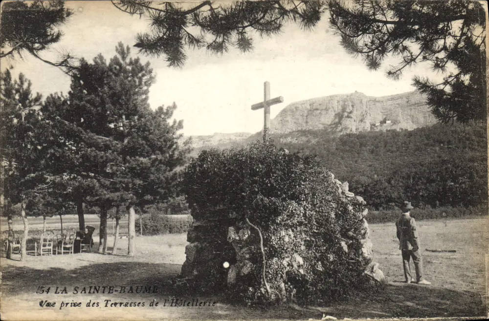 La Sainte-Baume — Ansicht von den Terrassen der Hôtellerie — Nr. 54 - Vorderseite