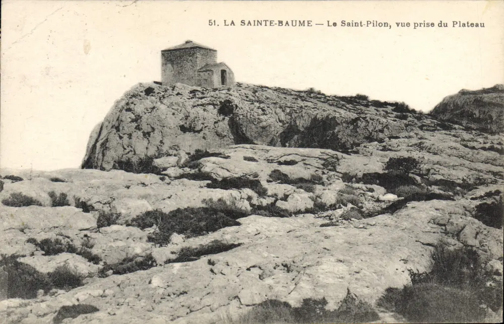 La Sainte-Baume — Le Saint-Pilon, Ansicht vom Plateau — n° 51 - Vorderseite