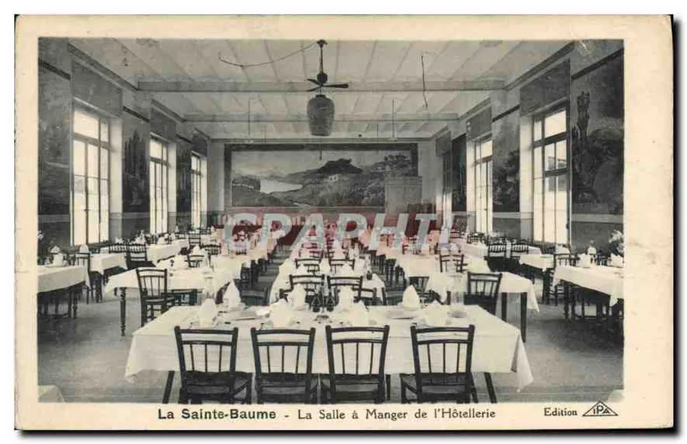 La Sainte-Baume - Das Speisezimmer des Hotels — Edition IPA - Vorderseite