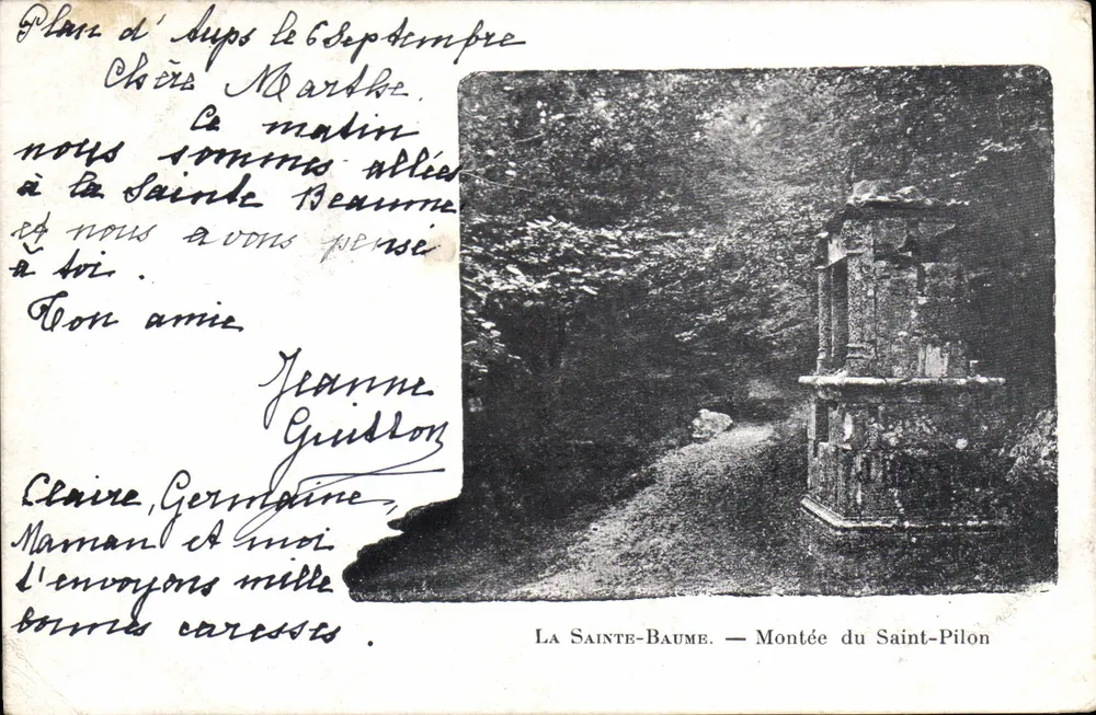 La Sainte-Baume — Montée du Saint-Pilon — Editor não visível - Frente