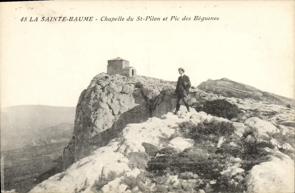 Sainte-Baume - Kapelle des St-Pilon und Pic des Béguines — Verlag Moulkt et Roure, Marseille - Vorderseite
