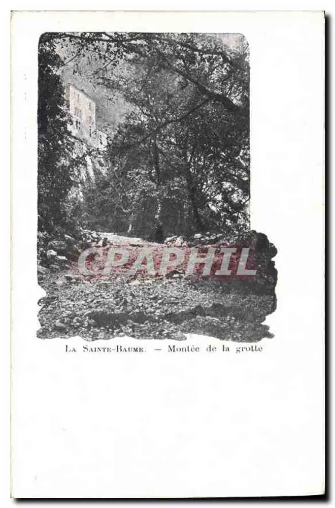 A Sainte-Baume — Subida da gruta - Frente