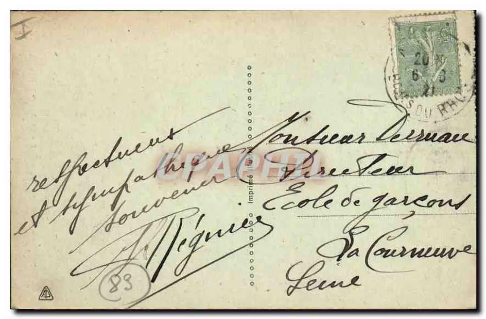 L'Oratoire à Sainte-Baume — Hôtellerie de St-Zacharie (Var) — n°8 - Verso