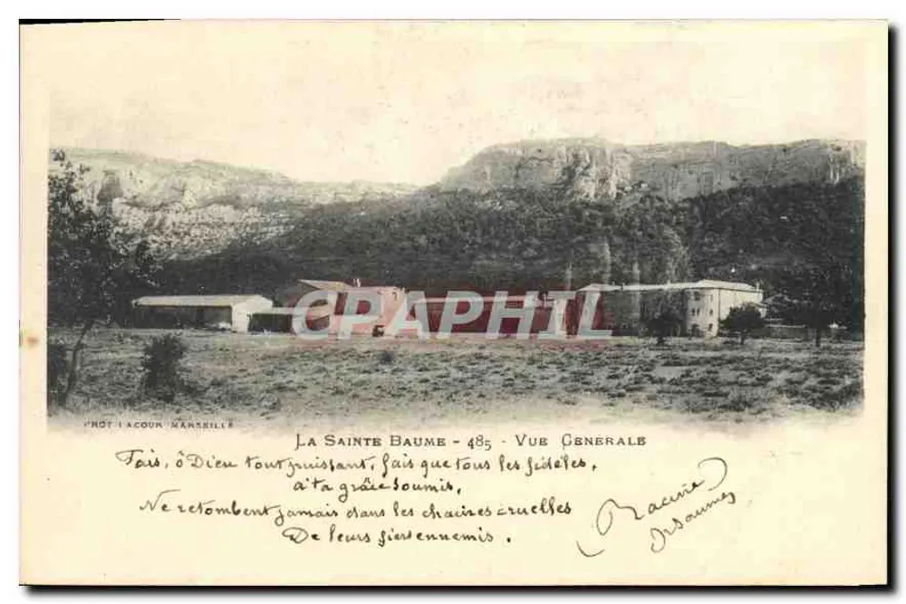 A Santa Bauma — Vista Geral — Fot. Jacour Marselha - Frente