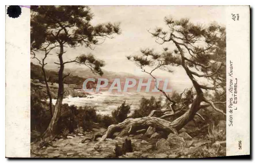 Kustlandschap met pijnbomen — Salon van Parijs — Aston Knight — n° 5956 - Voorkant