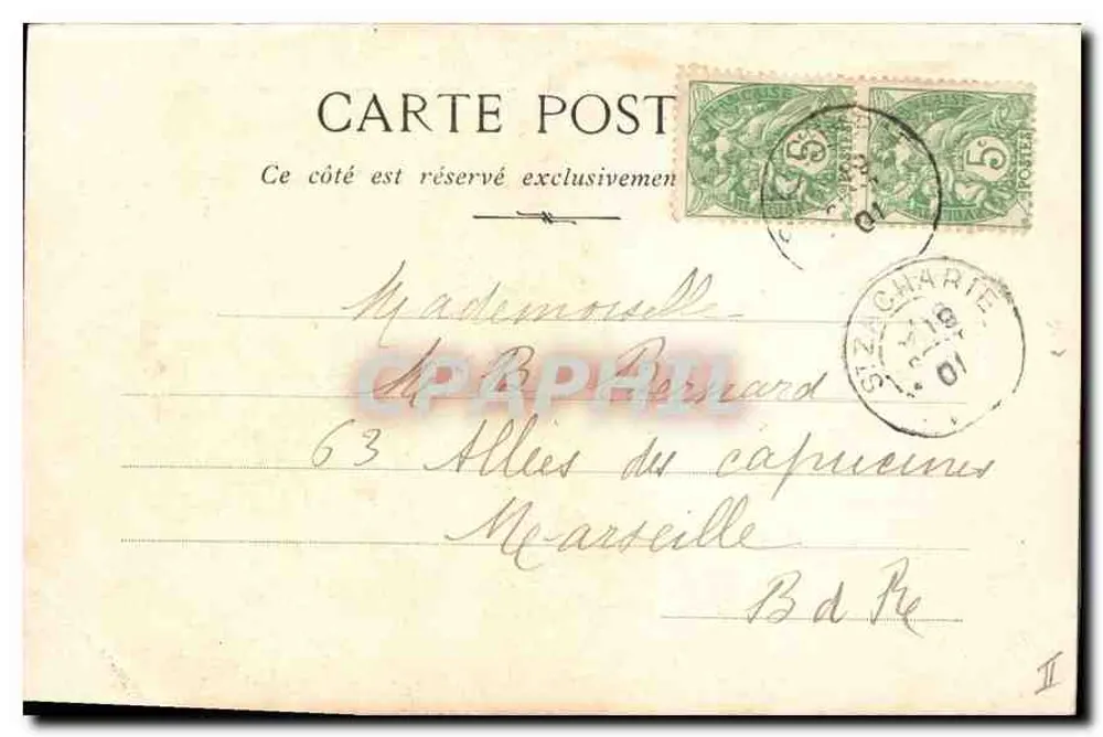 La Sainte-Baume — Subida da gruta — Marguerite Blanchette - Verso