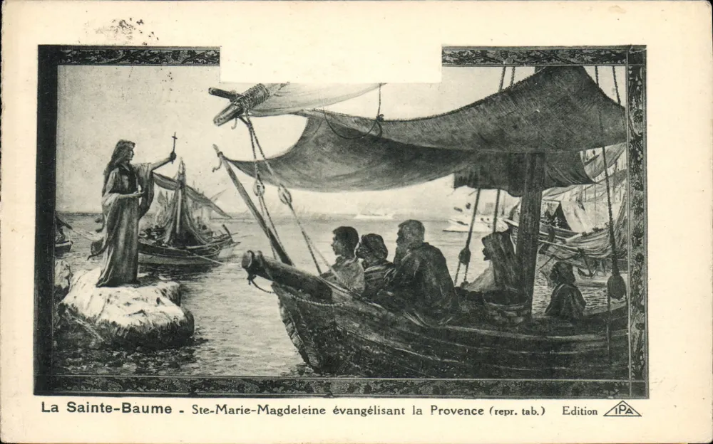 La Sainte-Baume - Heilige Maria Magdalena, die Provence evangelisierend (repr. tab.) — Edition IPA - Vorderseite