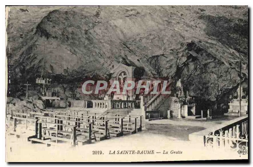 La Sainte-Baume — A Gruta — Imp. B. Le Daley, Paris - Frente