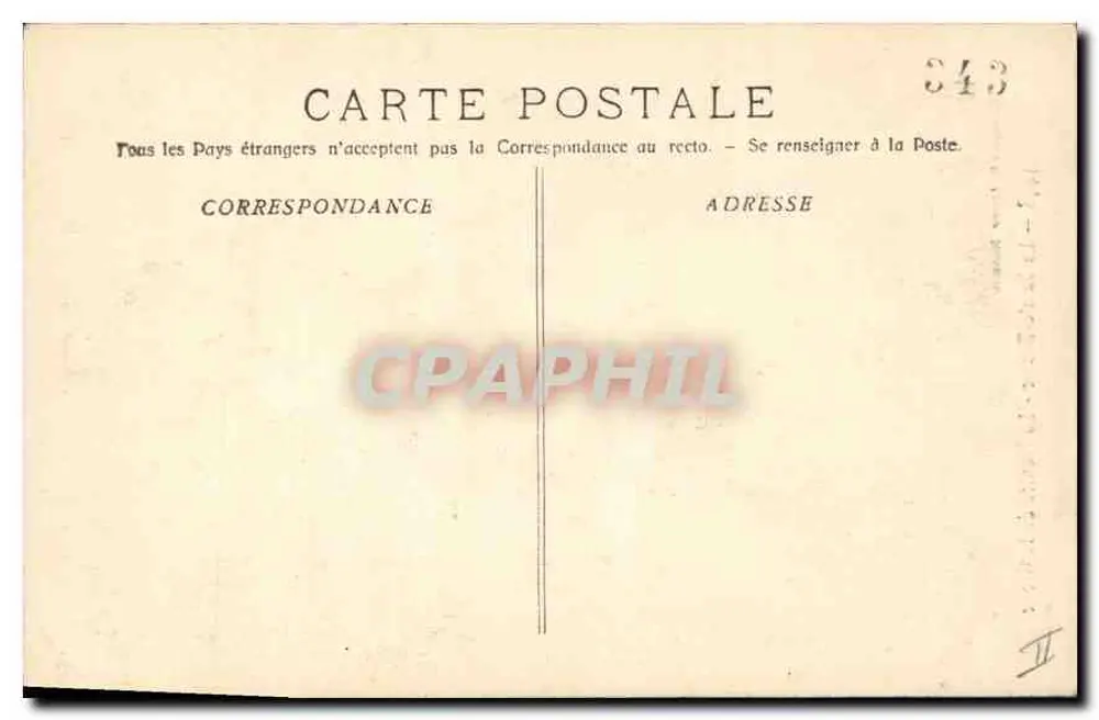 La Sainte-Baume — A Subida da Gruta — editor E. Lacour, Marselha, n° 3448 - Verso