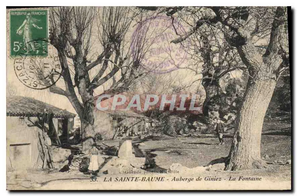 La Sainte-Baume — Auberge Giniez - La Fontaine — Guénde, Foto von Marseille - Vorderseite