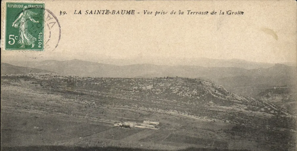 La Sainte-Baume — Ansicht von der Terrasse der Grolle — unbekannter Verleger, Nr. 9 - Vorderseite