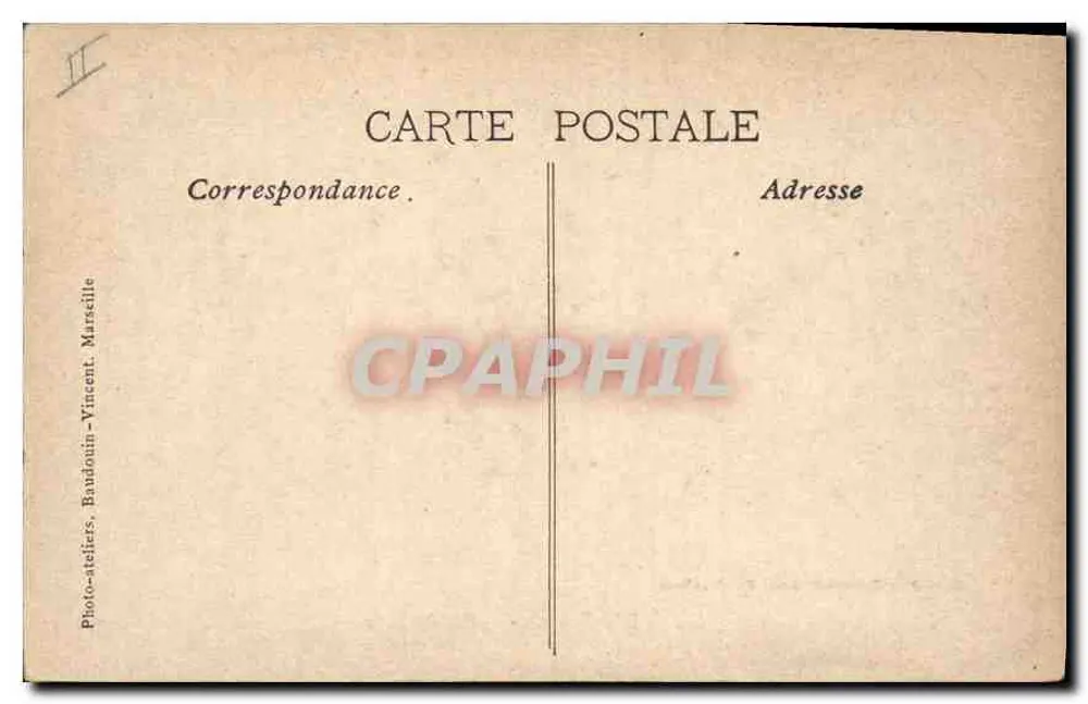 La Sainte-Baume — A Hôtellerie — Photo-steliers Baudouin-Vincent, Marselha - Verso