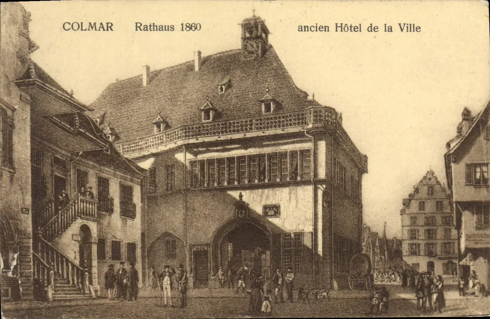 Colmar — ehemaliges Rathaus (Rathaus 1860) — Verleger unbekannt - Vorderseite