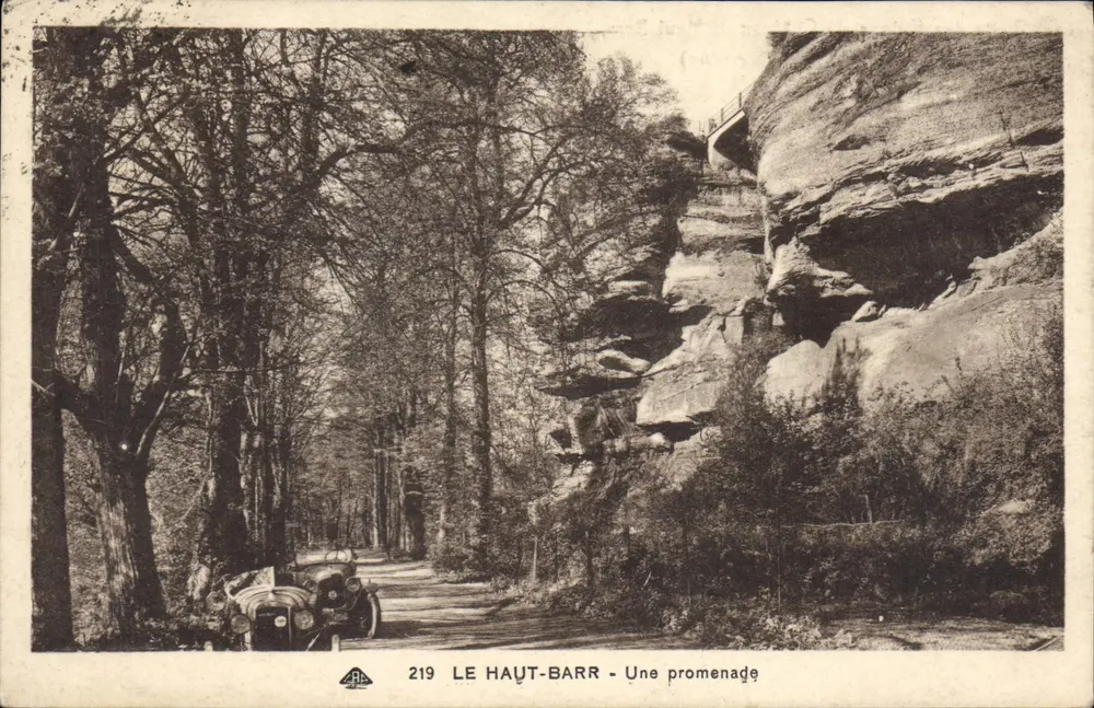LE HAUT-BARR - Una promenade — 219 — editore RB - Recto