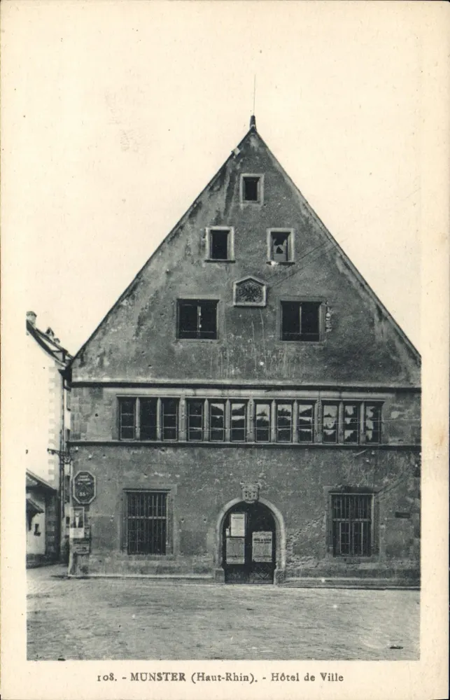 Munster (Haut-Rhin) — Ratusz — Wydawnictwo Grand Bazar C. Ulmeyer (Haut-Rhin) - Awers