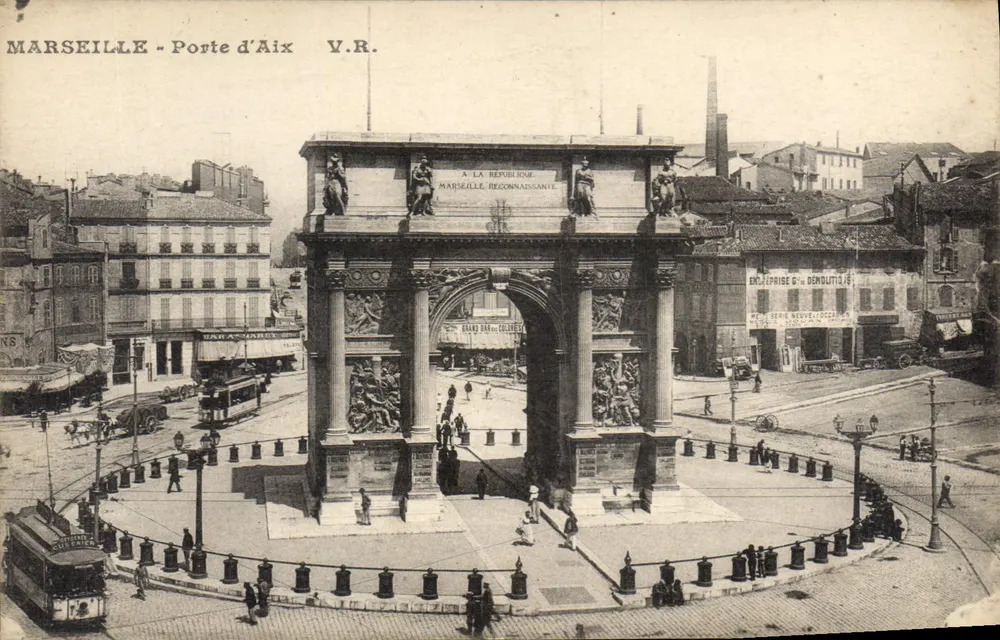 Marseille - Porte d'Aix — V.R. — editor V.R. - Frente