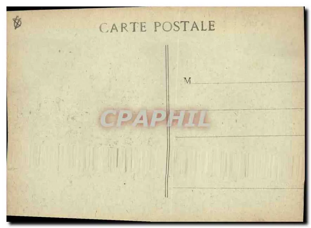Marselha - A Porta de Aix - P.B. - Verso