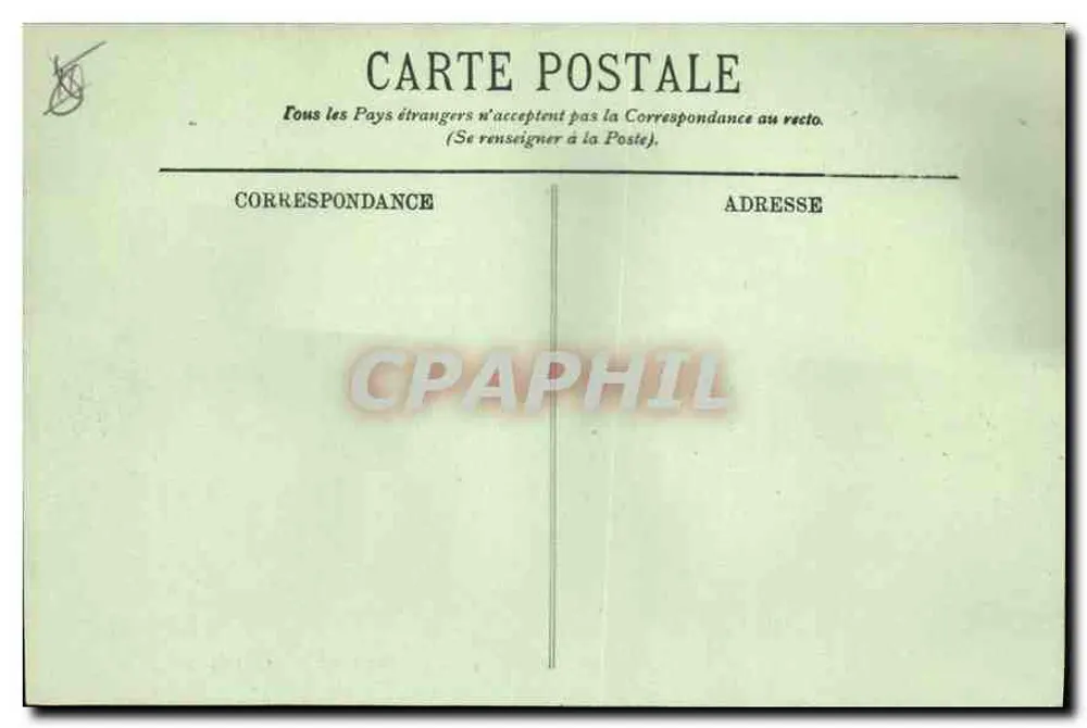 Marseille — A Praça de Aix e o Arco do Triunfo — L.L. n°22 - Verso