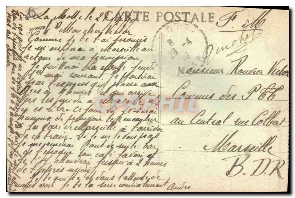 MARSEILLE - Porta de Aix — P.B. — editor P.B. - Verso