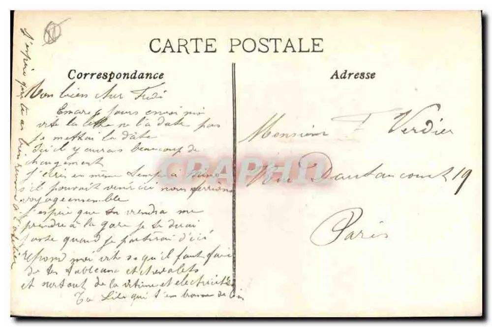Marseille — A Porta de Aix — editor não visível - Verso
