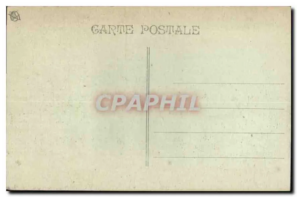 Marseille — A Porta de Aix — editor desconhecido - Verso