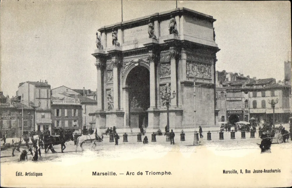 Marseille — Arc de Triomphe — Édit. Artistiques - Vorderseite