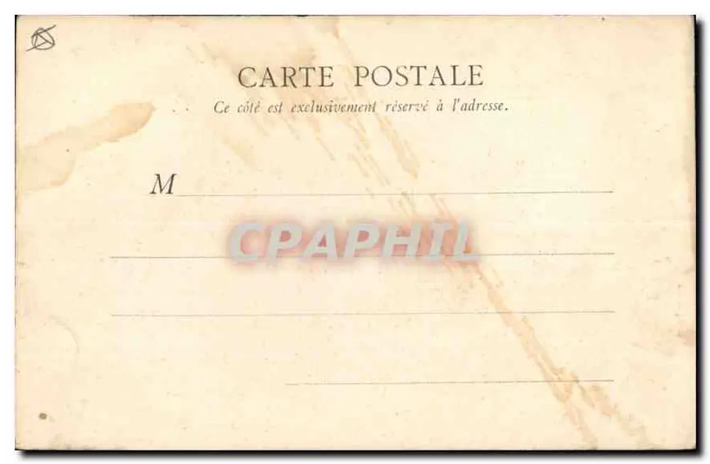 Porta d'Aix — Marselha — B. F., Paris - Verso