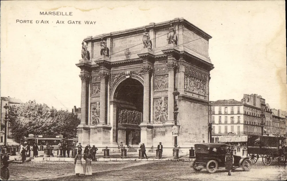 Marselha — Porta de Aix — editor não identificado - Frente