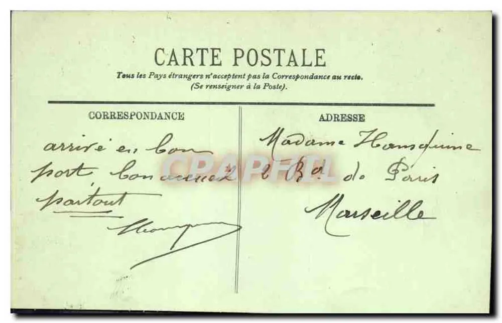 Paris — Notre-Dame — LL — n° 857 - Verso