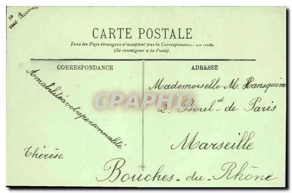 Parijs — De Grote Wiel en de Eiffeltoren — onbekende uitgever, n° 849 - Achterkant
