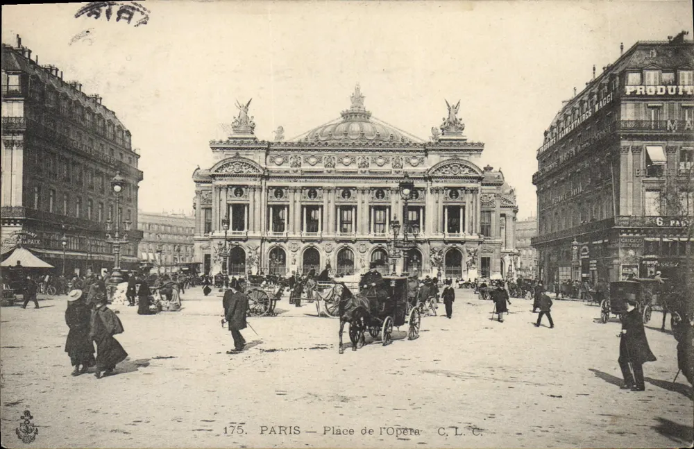 PARIS — Praça da Ópera — C. L. C. — n° 175 - Frente