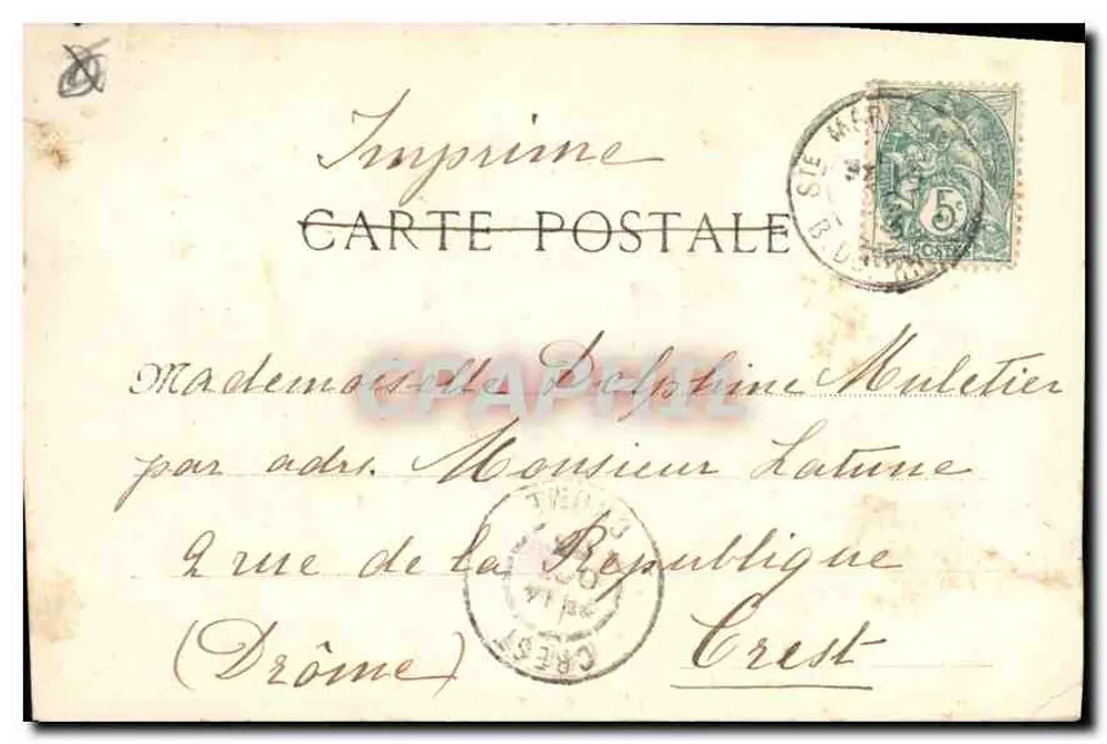 Marselha - A Porta de Aix — Arco de Triunfo Comemorativo — L.P.2 - Verso
