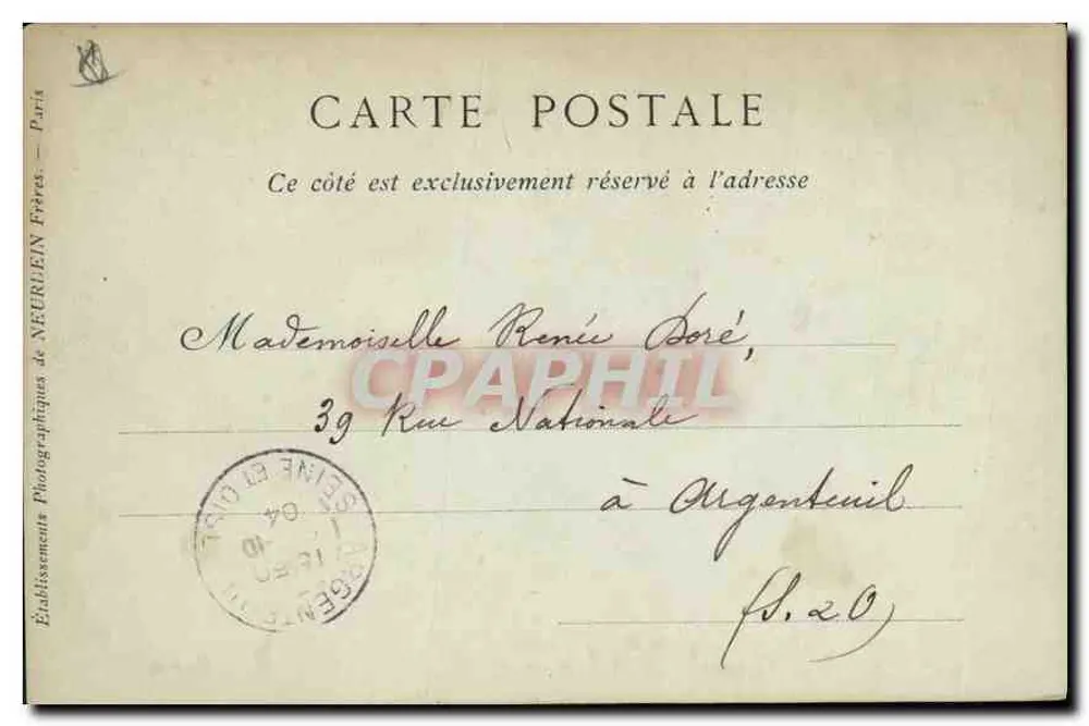Marseille — A Porta de Aix — Coleções ND Fotografia - Verso