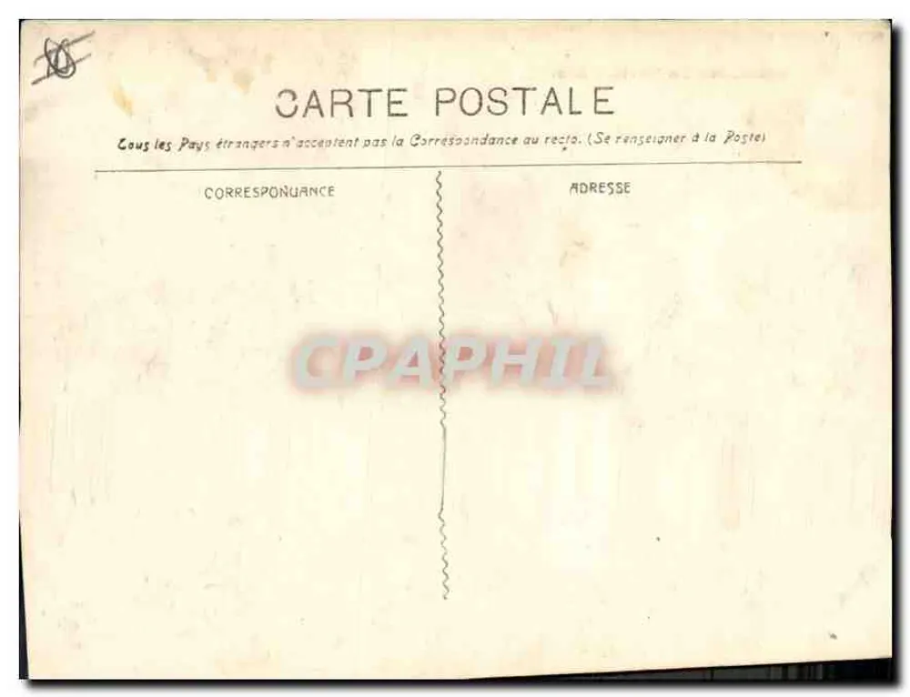 Marselha - A Porta de Aix — editor Edition Nouve 1922 - Verso