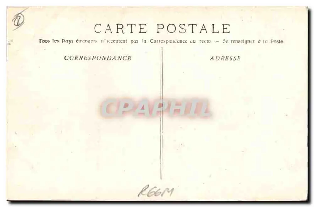 Marselha - A Porta de Aix — editor Fototipia B. Lamour Marquillia, n°3 - Verso