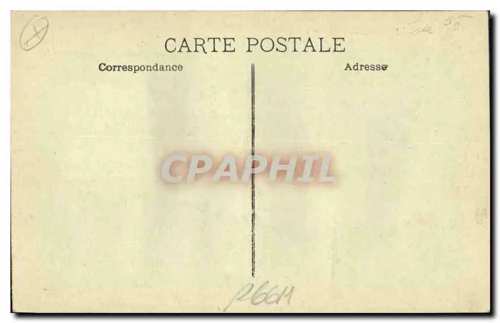 Marselha — A Porta de Aix — editor desconhecido, n° de série P66M - Verso