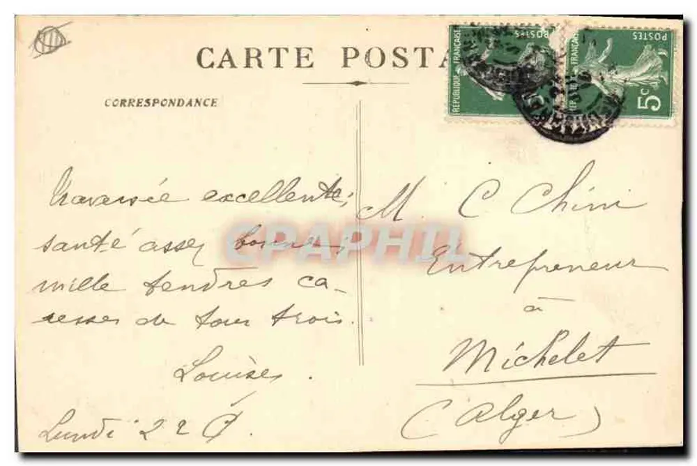 Marselha - Arco do Triunfo da Porta de Aix — Édit Nouvelles Galeries, n°21 - Verso