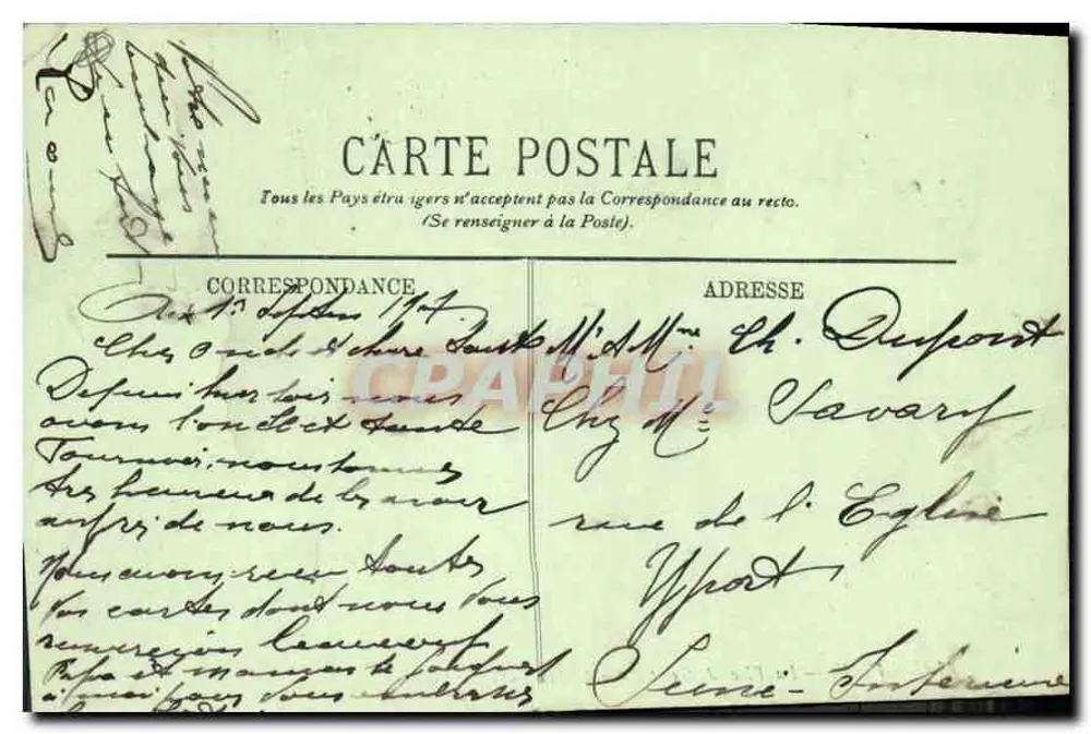 Marseille — A Praça de Aix e o Arco do Triunfo — LL. - Verso