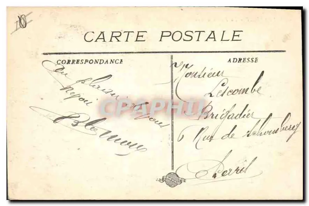 Marseille — A Porta de Aix — Editor não identificado, n° 9 - Verso