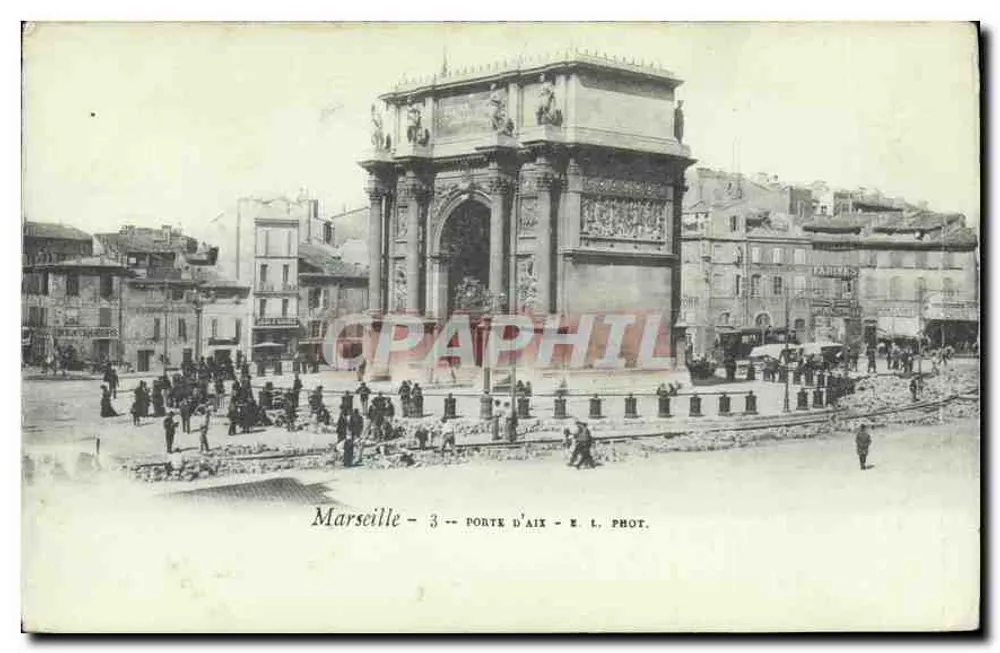 Marselha — Porta de Aix — E. L. PROT. - Frente