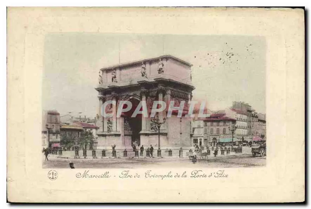 Marseille - Arco do Triunfo da Porta d'Alix — editor anônimo, n° 613 - Frente