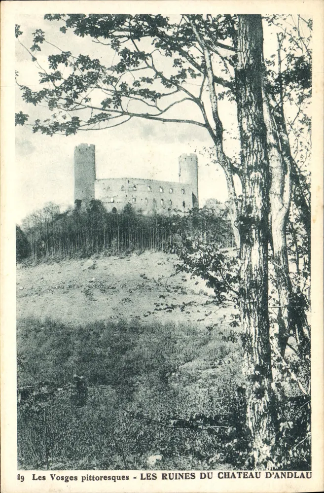 Pittoreiche Vosgien - DIE RUINEN DES SCHLOSS ANDLAU - Vorderseite