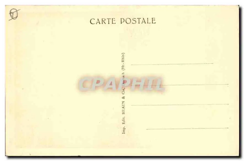 Andlau — Fontaine Sainte-Richarde — editor Braun & Cie, Hombach - Verso